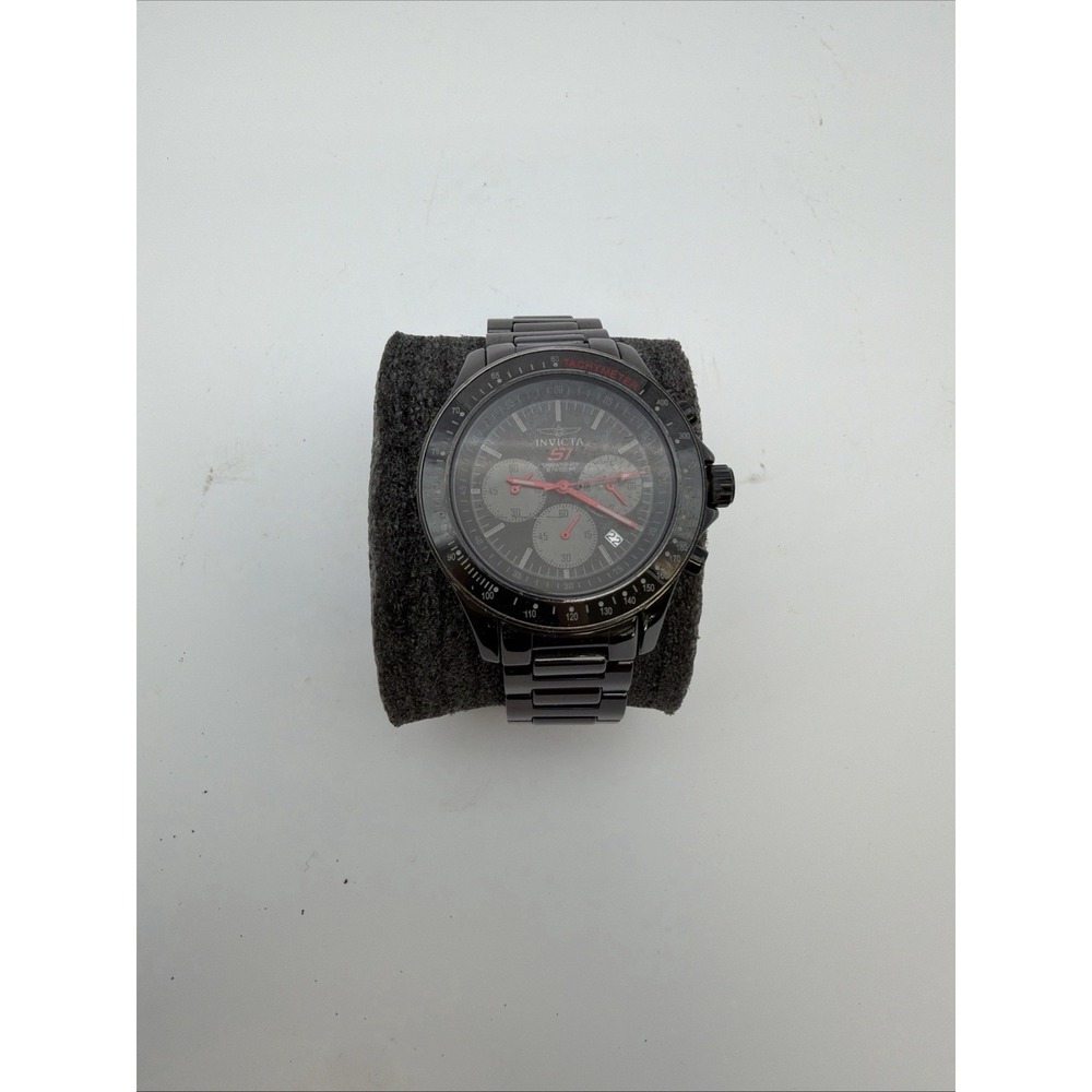 INVICTA S1 RALLY 23836 CHRONOGRAPH Date WR 100M BLACK TACHYMETER MEN'S WATCH